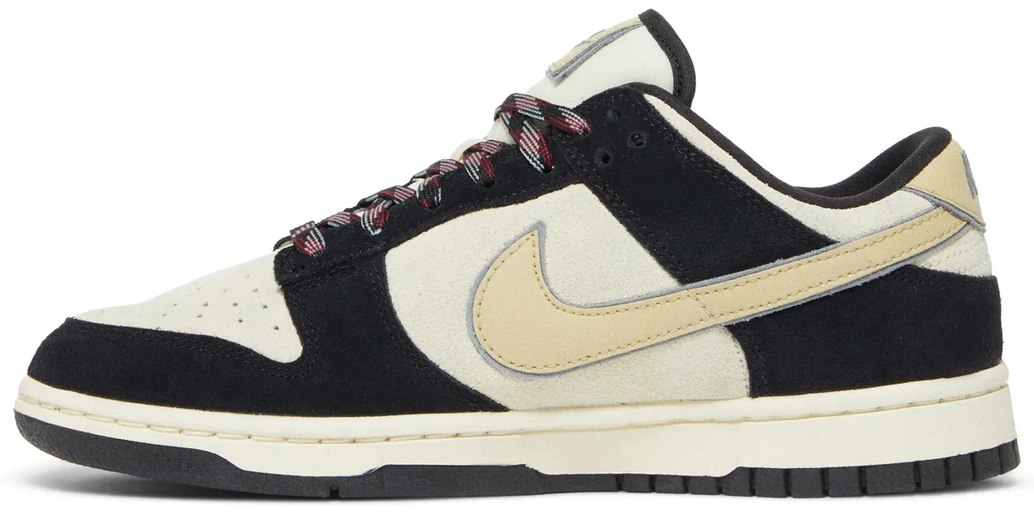 Nike Dunk Low LX Black Suede Team Gold (Women's)