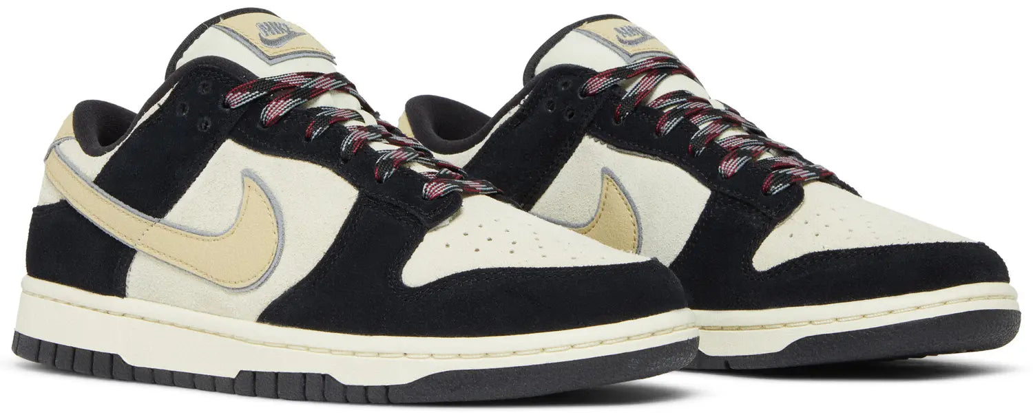 Nike Dunk Low LX Black Suede Team Gold (Women's)