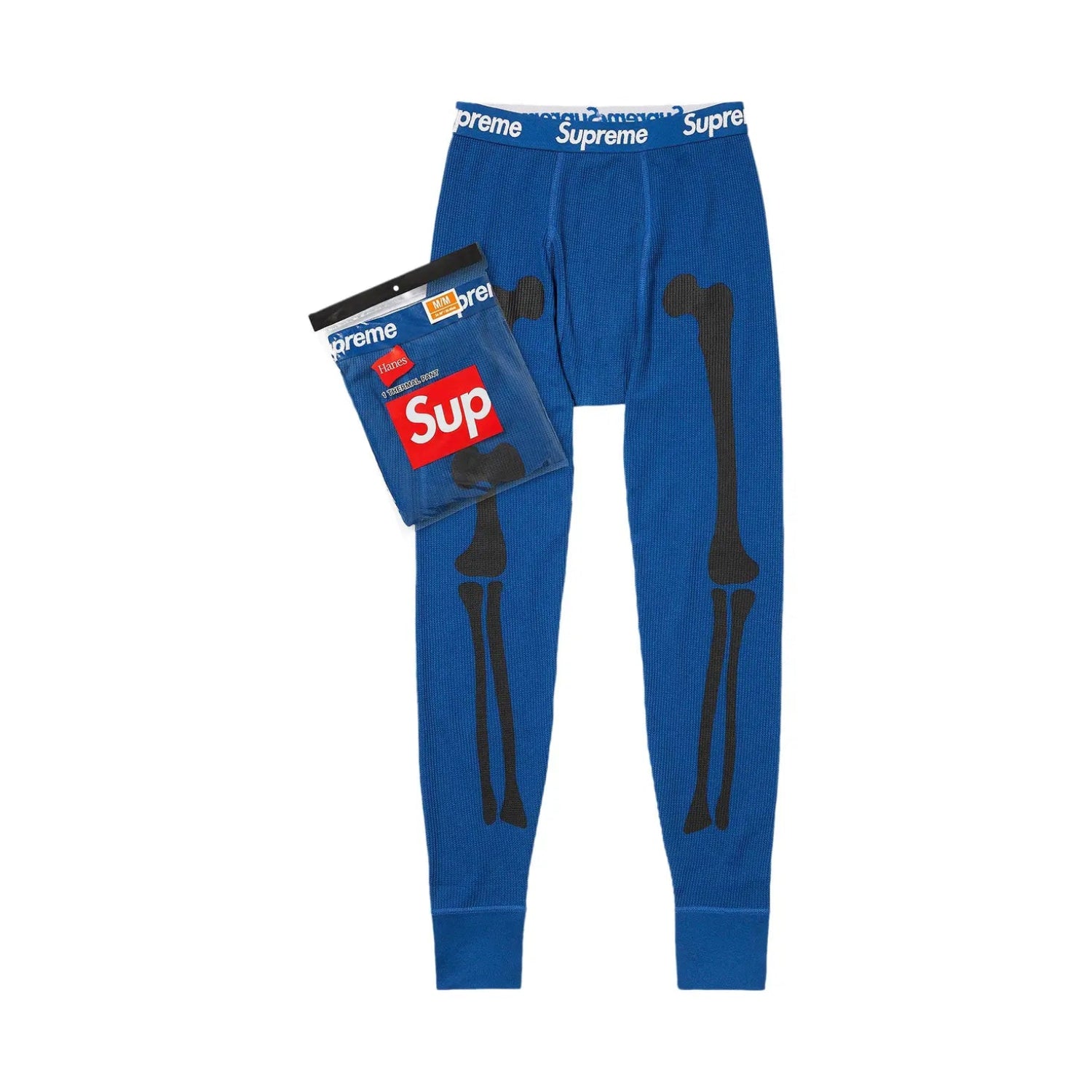 Supreme Hanes Bones Thermal Pant (1 Pack) Blue