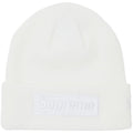 Supreme New Era Box Logo Beanie (FW23) White