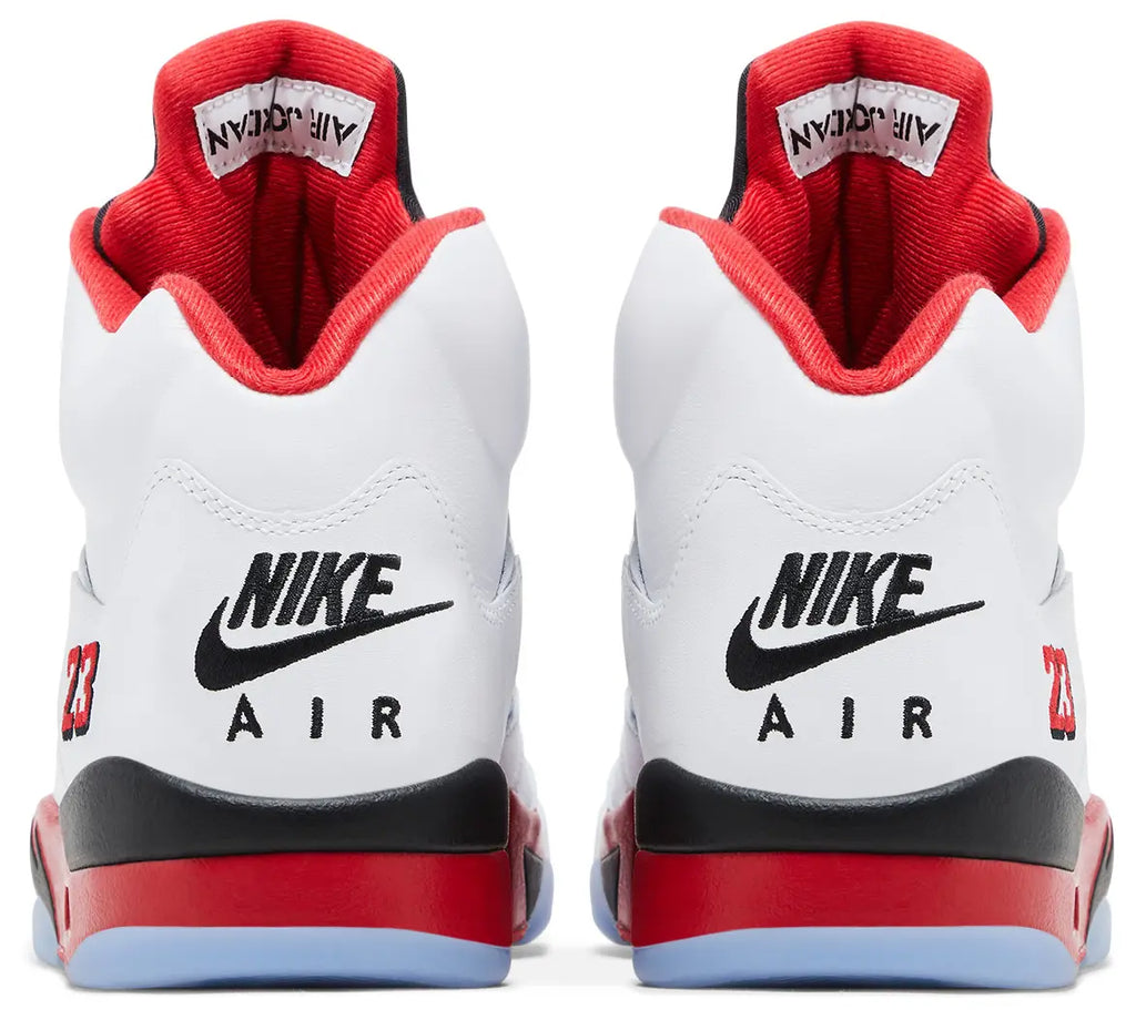 Jordan 5 Retro Fire Red Black Tongue (2025)