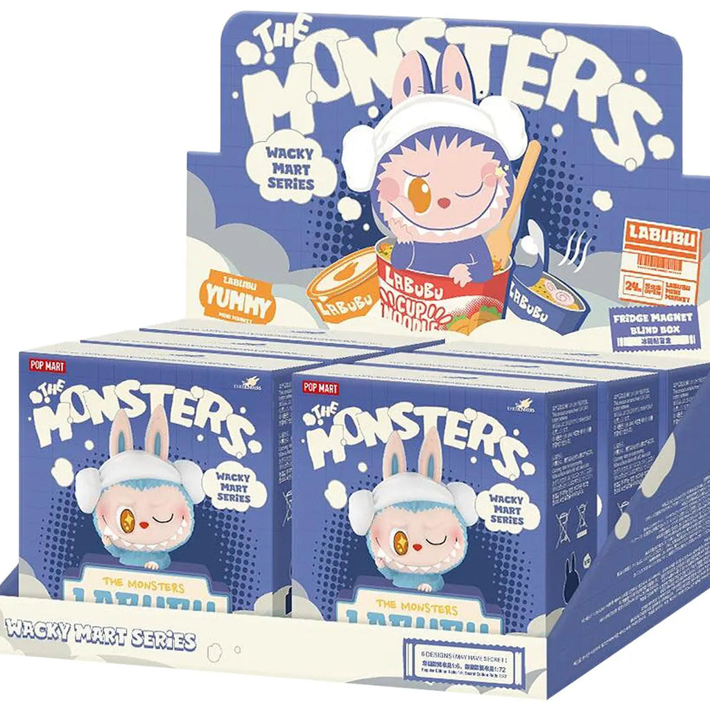 Pop Mart Labubu The Monsters Wacky Mart Series Fridge Magnet Single Blind Box(1)