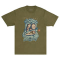 Travis Scott Cactus Jack x Takashi Murakami Melted Utopia Dream Zodiac Tee Olive