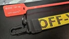 Off White Industrial Keychain Yellow / Black (CUSTOMS)
