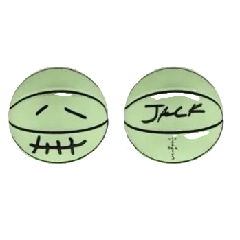 Travis Scott Cactus Jack CJ Smiley Glow in the Dark Basketball GITD SIZE 7 Green