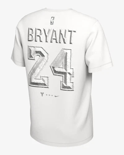 Nike Kobe Bryant Los Angeles Lakers Memorial Statue Unveil T-shirt White